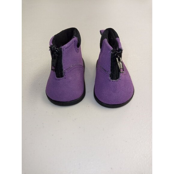 American Girl Doll Go Anywhere Skirt and Purple Zip Up Boots and Puerto Rico Top - Picture 8 of 13